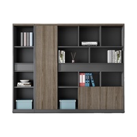 Classeurs en bois contemporains et modernes pour le bureau et le mobilier scolaire organisant et stockant des documents Solution de stockage d'archives