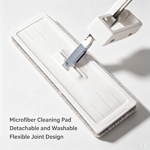 Flat Dusting Mop Head Microfiber Magic Mop Pad Replacement Fiber Cleaning Cloth for Home Floor Care - Product Image 2