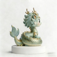 Figura de Dragón Bebé Personalizada BZY, Estatua de Animal Mítico Hecha a Mano en Resina, Decoración para el Hogar, Regalo, Venta al Por Mayor B2B, OEM, ODM