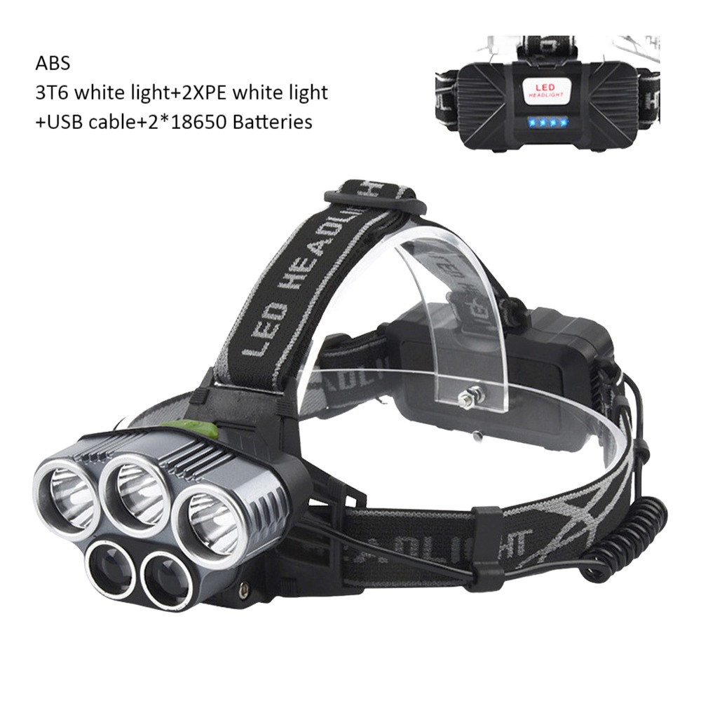 White/ABS Includes 2 x 18650 Batteries