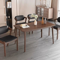 Chaise de salle à manger en bois massif de style nordique, dossier en Z simple et moderne pour hôtel et restaurant