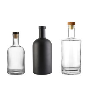 Bán buôn 50 ml 100ml 200ml 375ml 500ml 750 ml 1L độc đáo tinh thần <span class=keywords><strong>Vodka</strong></span> Gin rượu chai thủy tinh với nút chai hoặc nắp vặn để bán - Product Image 5
