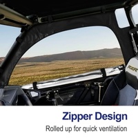 Portes supérieures de cabine pour Polaris RZR PRO, protection contre le vent froid, conception à fermeture éclair et à rouleaux pour RZR PRO XP 4 et RZR Turbo R 4 2022-2024