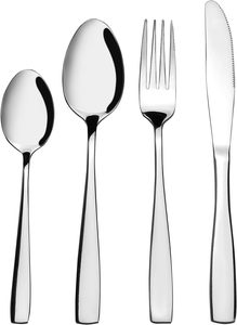 Ensemble de couverts de mariage écologiques de haute qualité en acier inoxydable 430, fourchette, couteau, cuillère, finition moderne polie miroir au laser, vente en gros - Product Image 5