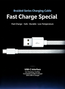 สายชาร์จแบบถัก USB-C แกนทองแดงแท้ ชาร์จเร็ว 3A สำหรับมือถือ - Product Image 2