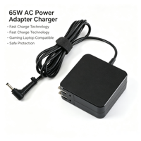 Adaptateur secteur 65W compatible avec les ordinateurs portables de jeu Lenovo, technologie de charge rapide, alimentation, vente en gros de chargeurs