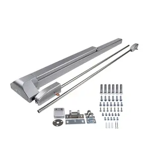 F6600P Recommend Door Push Panic Bar With Exterior Lever Lock Emergency Exit Hardware Device Fire Door Panic Bar