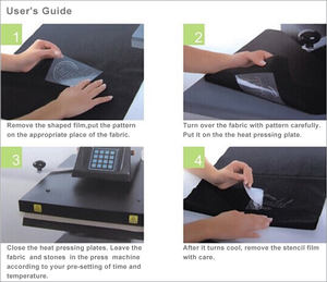 แผ่นลายคริสตัลแบบติดรีดร้อนสำหรับงานออกแบบลายเพชร  รับทำตามสั่ง พร้อมขั้นตอนควบคุมต้นทุนสำหรับการขายส่ง - Product Image 6