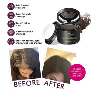 Poudre capillaire couvrante pour le cuir chevelu, pigment naturel, application lisse, utilisation simple, indispensable en voyage, maquillage essentiel - Product Image 3