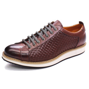 Nuovi stili abbigliamento Casual moda Design semplice antiscivolo scarpe formali da <span class=keywords><strong>uomo</strong></span> in vera pelle marrone scarpe eleganti per gli uomini - Product Image 2