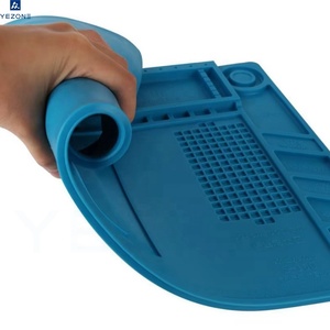 Outils de travail de tapis de soudure <span class=keywords><strong>d</strong></span>'isolation thermique ESD Kit <span class=keywords><strong>d</strong></span>'outils de réparation de montre de téléphone <span class=keywords><strong>d</strong></span>'ordinateur Plate-forme de montre <span class=keywords><strong>d</strong></span>'entretien de tampon de réparation de travail - Product Image 2