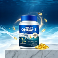 Gélules d'oméga 3 EPA DHA végétaliennes pour hommes et femmes, alternative à l'huile de poisson à base de plantes, complément alimentaire quotidien d'acides gras oméga 3