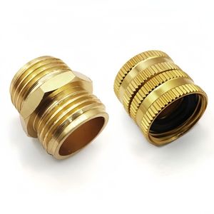 Connecteur de tuyau d'arrosage fileté de 3/4 pouces en aluminium durable pour outils d'arrosage en gros - Product Image 1