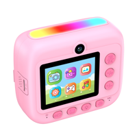 Cámara Instantánea Portátil para Niños con Impresión Térmica y Tarjeta SD, para Selfies, Regalo de Cumpleaños o Vacaciones