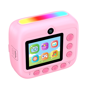 Cámara de Impresión Instantánea para Niños, Cámara Dual Delantera y Trasera, Salida de Fotos en un Segundo, Zoom 16X, Luces de Colores, Filtros Creativos - Product Image 1