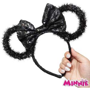 ที่คาดผมหูดิ้นเมาส์ดิสนีย์มินนี่พร้อมโบว์เลื่อมเครื่องประดับผมสำหรับเด็กและผู้ใหญ่รักคอลเลกชันของเธอ - Product Image 4