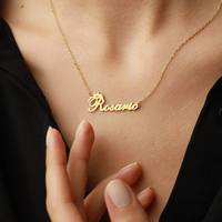 Collier EManco personnalisé avec pendentif couronne et lettre, chaîne en argent, bijou délicat pour anniversaire, fête ou vacances