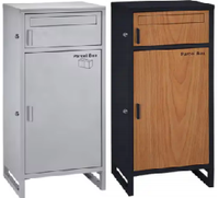 Boîte à colis en acier galvanisé robuste pour extérieur, fabrication de tôlerie OEM/ODM WELDON, boîte aux lettres, boîte de livraison