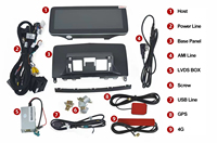 Lecteur DVD de voiture, autoradio Android, navigation GPS, écran tactile pour Mercedes Benz Classe B, Classe A, Classe C, W204, W205