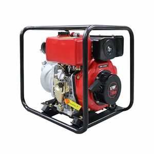 Bomba de Agua de Alto Flujo de 4 Pulgadas con Motor Diésel de 10 HP 186F - Bomba de Riego de Gran Volumen para Agricultura - Product Image 5