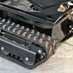 工場価格 ミニローダーダンプ 1200kg ディーゼルエンジン搭載 クボタクローラー式 立乗り操作ダンプトラック 販売中 - Product Image 3