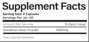 Cápsula de extracto de raíz de diente de león sin OGM para la salud del hígado OEM /ODM con etiqueta privada - Product Image 2