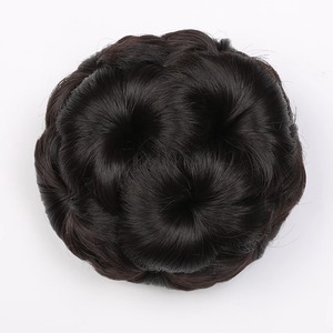 <span class=keywords><strong>Chignon</strong></span> synthétique blond pour femmes noires, accessoires de mode capillaires avec <span class=keywords><strong>chignon</strong></span> bouclé de type 30 cm de longueur, support de <span class=keywords><strong>chignon</strong></span> en plastique - Product Image 4