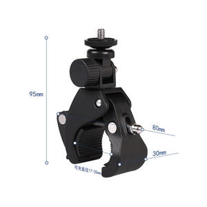 GOPROO Type Bicycle Handlebar Clamp 360 Degree Flexible Bracket for Motorcyle Action <b>Camera</b> Direct <b>Sales</b> - Product Image 4