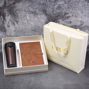 Customizable Corporate Business Leather Notebook Coffee Cups Gift Set Wholesale Promotional Luxury A5 <b>Journal</b> Gift Box With Pen - Product Image 5