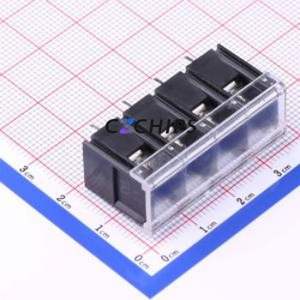 KF38S-8.25-4P Barrier Terminal Block Through hole Component (THT),P=8.25mm Connector With Cover Plate 8.25mm 1x4P Straight Pin - Product Image 1