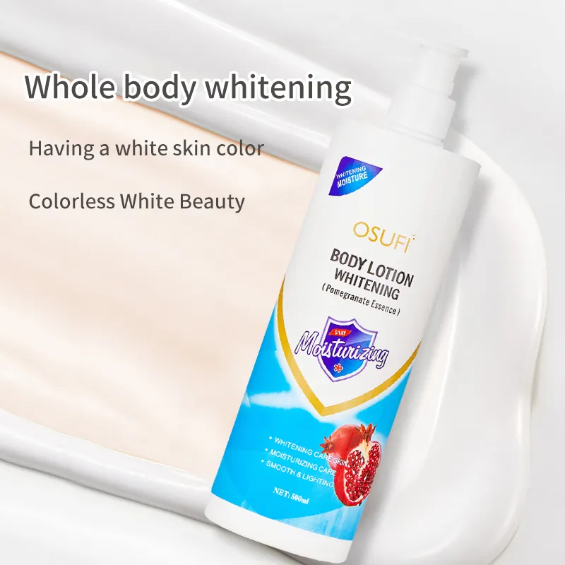 Vente en gros de lotion pour le corps hydratante de marque privée blanchiment rapide de la peau naturelle hydratation quotidienne produits de soins personnels pour la