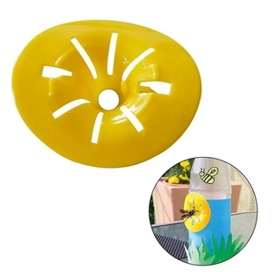 Trappola per Calabroni Gialla Riutilizzabile a Forma di Imbuto da Inserire in Bottiglie di Plastica per Catturare Calabroni <span class=keywords><strong>e</strong></span> Vespe, Strumento Ecologico Fai-da-te Disponibile - Product Image 2