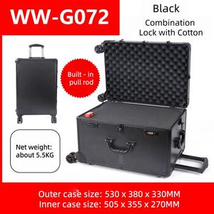 कारखाने प्रत्यक्ष अनुकूलन योग्य वाटरप्रूफ सुरक्षा मामले एल्यूमीनियम मिश्र धातु ट्रॉली उपकरण टूलबॉक्स बड़ी क्षमता ट्रॉली - Product Image 4