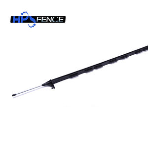 Extraíble 120CM Color negro Resistencia UV Valla eléctrica PP Poste de palo de plástico para cercado de animales - Product Image 3