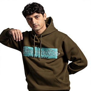 Toronto Maple Leaf Quarter-<b>Zip</b> <b>Hooded</b> Sweatshirt Brown Cotton Fleece Anti-Shrink Print Front Pocket Casual Autumn Wear Regular - Product Image 3