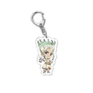 30 Estilos de Figuras de Senkuu <span class=keywords><strong>Ishigami</strong></span> en Piedra, Llavero de Acrílico con Personaje de Anime Impreso con UV, Llavero de Plástico, Decoración, Regalo - Product Image 2