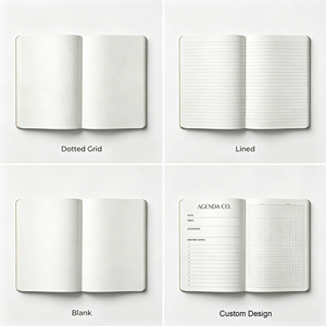 OEM Maßgefertigter <span class=keywords><strong>A4</strong></span> Geschäftsplaner <span class=keywords><strong>Journal</strong></span> Großhandel Punktiertes Liniertes Blanko-Tagebuch Notizbuch mit Eigenem Logo Firmengeschenk-Druck - Product Image 3
