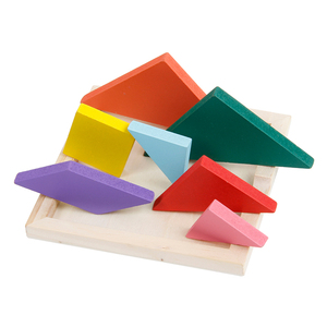 Gioco Puzzle Tangram <span class=keywords><strong>in</strong></span> Legno Colorato 7 Pezzi per Bambini <span class=keywords><strong>Vendita</strong></span> Diretta dal Produttore Giocattolo Puzzle <span class=keywords><strong>in</strong></span> Legno per Bambini - Product Image 4