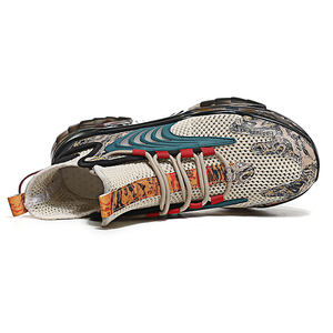 Nuevas zapatillas deportivas de caña alta para hombre, para verano y otoño, transpirables, ligeras, de malla, para caminar, hacer deporte y correr. - Product Image 2