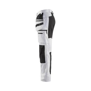 BLAKLADER - 191010001099D120 <b>Painter</b> trousers with stretch White/Black - EAN 7330509622582 WORK TROUSERS CARGO WORK TROUSERS - Product Image 4