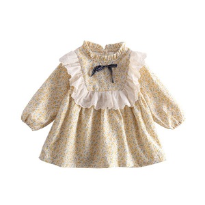 Vêtements pour petites filles, <span class=keywords><strong>robe</strong></span> de printemps et d'automne pour enfants, <span class=keywords><strong>robe</strong></span> princesse fleurie, jupe coréenne de printemps - Product Image 1