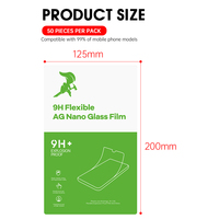 Meilleures ventes OEM/ODM – Film en verre nano flexible HD 9H à découpe rapide en 30 secondes pour protection d'écran de téléphone – Film hydrogel