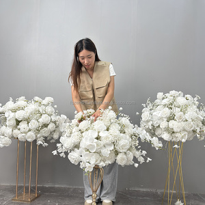<span class=keywords><strong>Orchidée</strong></span> en soie ivoire blanche rose souffle de bébé décor de mariage OEM centres de table de fleur artificielle - Product Image 3