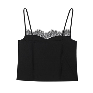 ZATRHMBM printemps vêtements pour femmes 2025 nouvelle mode Sexy dentelle gilet rétro mince jarretelle décontracté haut pour <span class=keywords><strong>femme</strong></span> - Product Image 3