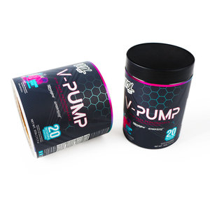 Tùy Chỉnh Bổ Sung Chai Nhãn Matte Phim Bề Mặt Sticker Không Thấm Nước Dính <span class=keywords><strong>In</strong></span> Ấn Dinh Dưỡng Sản Phẩm Jar Bao Bì Nhãn - Product Image 2