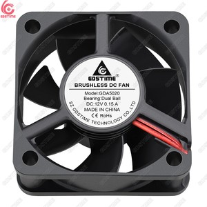 Gdstime Gda5020 Bóng Mang 50Mm 50X50X20Mm 5V 12V 24V Không Thấm Nước DC Không Chổi Than Nhỏ Ống Xả Trục Làm Mát Quạt 5020 - Product Image 2