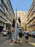 Maqueta a Escala de Edificio Emblemático de la Ciudad, Modelo en Miniatura de Alta Precisión para Exhibición y Regalo Empresarial