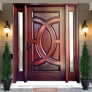 Puerta Principal Doble de Lujo, Diseño Exterior de <span class=keywords><strong>Madera</strong></span> - Product Image 4
