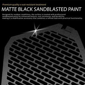 อุปกรณ์เสริมรถจักรยานยนต์ xilla ทนทานถังสแตนเลสสีดำถังน้ำป้องกันสุทธิสำหรับ SYM DRG 2024 Gen-2 drgbt - Product Image 4