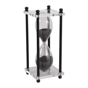 Clessidra Rettangolare Moderna in Vetro Acrilico, Decorazione d'Interni per Bagno, Ufficio, Soggiorno - Product Image 2